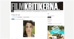 Desktop Screenshot of filmkritikerna.se